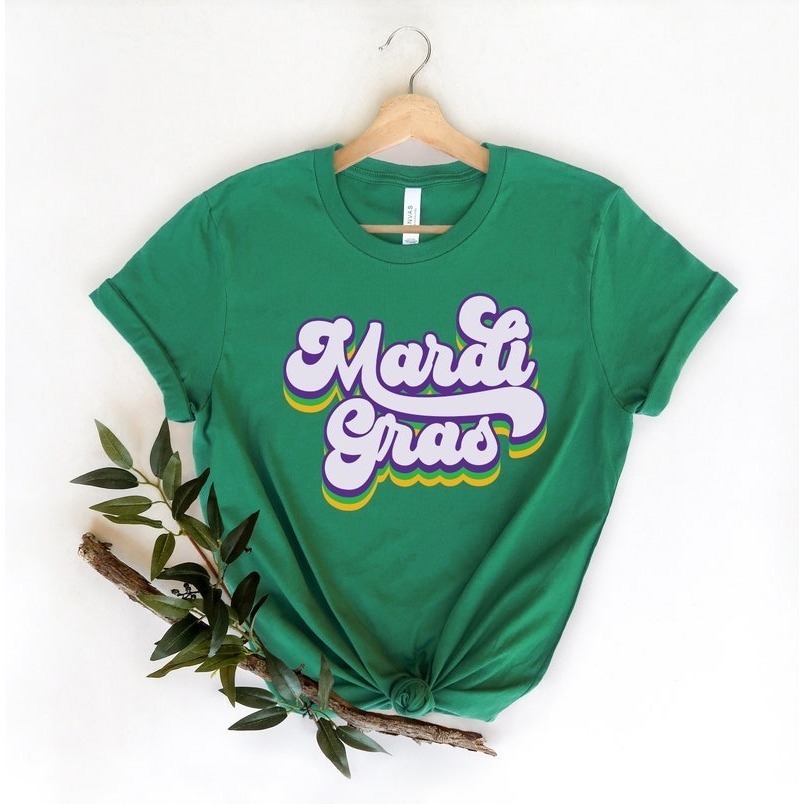 Retro Mardi Gras ShirtWomen Mardi Gras ShirtNola ShirtMardi Gras Gift